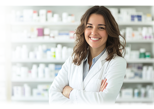 Dottoressa in farmacia